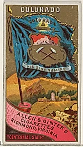 Colorado, from Flags of the States and Territories (N11) for Allen & Ginter Cigarettes Brands by Allen & Ginter