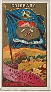 Colorado, from Flags of the States and Territories (N11) for Allen & Ginter Cigarettes Brands by Allen & Ginter