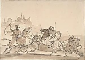 Combat of Oriental Horsemen