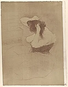 Combing Hair, from the series Elles