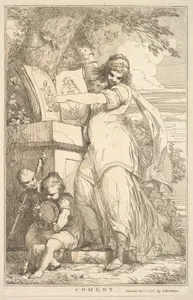 Comedy, from "Fifteen Etchings Dedicated to Sir Joshua Reynolds"