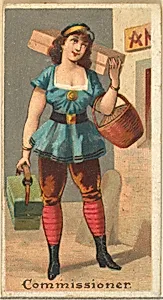 Commissioner, from the Occupations for Women series (N166) for Old Judge and Dogs Head Cigarettes by Goodwin & Company