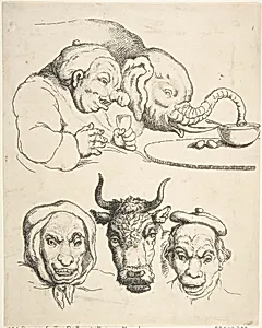 Comparative Anatomy by Thomas Rowlandson