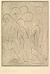 Composition (Große Komposition) by Wilhelm Lehmbruck