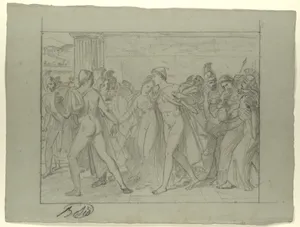 Composition Study for "Castor and Pollux Freeing Helen"