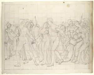 Composition Study for "Castor and Pollux Freeing Helen"