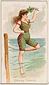 Coney Island, from the Fancy Bathers series (N187) issued by Wm. S. Kimball & Co. by William S. Kimball & Company