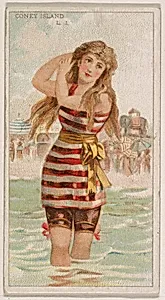 Coney Island, from the Surf Beauties series (N232), issued by Kinney Bros. by Kinney Brothers Tobacco Company