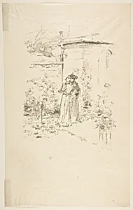 Confidences in the Garden by James McNeill Whistler