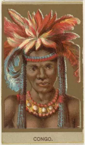 Congo, from the Races of Mankind series (T181) issued by Abdul Cigarettes