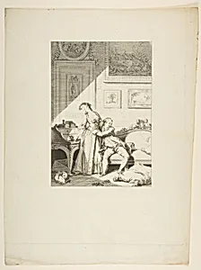 Contes et nouvelles en vers: A Femme avare galant Escroc, from "Les Contes de la Fontaine" by Jean de La Fontaine|Jean Honoré Fragonard|Jacques Aliamet|Pierre Didot l'ainé