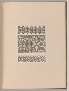 Copies after the 'Livre contenant passement de moresques' (plate 15)