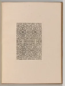 Copies after the 'Livre contenant passement de moresques' (plate 19)
