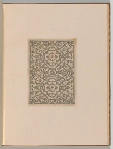 Copies after the 'Livre contenant passement de moresques' (plate 3)