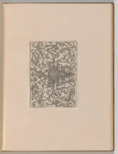 Copies after the 'Livre contenant passement de moresques' (plate 4)