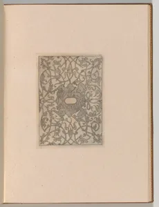 Copies after the 'Livre contenant passement de moresques' (plate 5)