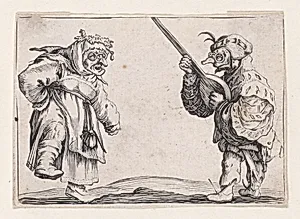 Copy of Les Danseurs Au Luth (The Dancers with a Lute), from "Les Caprices" by Anonymous|Jacques Callot
