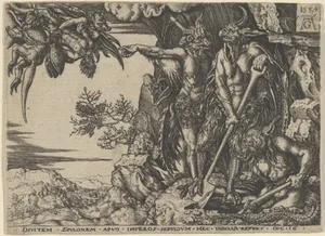 Copy of The Rich Man Transported to Hell, from "The Parable of the Rich Man and Lazarus"