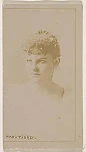 Cora Tanner, from the Actresses series (N245) issued by Kinney Brothers to promote Sweet Caporal Cigarettes by Kinney Brothers Tobacco Company
