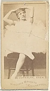 Cornalba, Eden, from the Actors and Actresses series (N45, Type 1) for Virginia Brights Cigarettes by Allen & Ginter