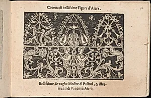 Corona delle Nobile et Virtuose Donne, Libro Terzo, page 18 (recto) by Alessandro de' Vecchi|Cesare Vecellio