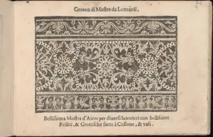 Corona delle Nobile et Virtuose Donne, Libro Terzo, page 4 (recto)