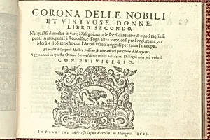 Corona delle Nobili et Virtuose Donne: Libro I-IV, page 29 (recto) by Cesare Vecellio