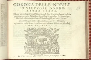Corona delle Nobili et Virtuose Donne: Libro I-IV, page 57 (recto) by Cesare Vecellio
