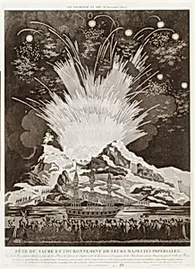 Coronation of Napoleon, Paris, December 16, 1804 by Louis Le Coeur