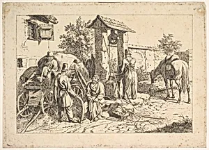 Cossack at the Well