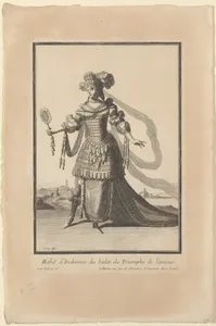 Costume of an Indian Woman from the Ballet "Triumph of Love" (Habit d'Indienne du balet du Triomphe de l'amour)