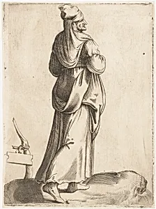 Costume Plate: Peasant Woman from Spain