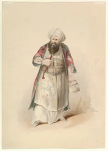 Costume Study for Osmin in the "Abduction from the Seraglio" by W.A. Mozart