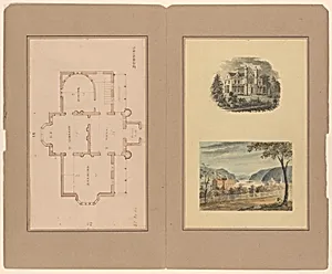 Cottage Residences; or a Series of Designs for Rural Cottages and Cottage-Villas, and Their Grounds, Adapted to North America by Andrew Jackson Downing|Wiley & Putnam|Alexander Jackson Davis