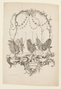 Country Ballet (Ballet Champêtre), from Essai de Papilloneries Humaines par Saint Aubin
