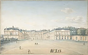 Courtyard of the Chateau de Saint-Cloud