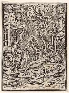 Creation of Eve, from The Dance of Death by Hans Holbein the Younger|Hans Lützelburger