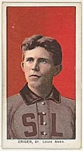 Criger, St. Louis, American League, from the White Border series (T206) for the American Tobacco Company by American Tobacco Company