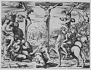 Crucifixion by Anonymous, Italian, 16th century|Girolamo Fagiuoli|Francesco Salviati (Francesco de' Rossi)|Antonio Salamanca