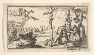 Crucifixion, etc. (John Beaver, Roman Military Punishments, 1725)