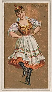 Csardas, from National Dances (N225, Type 1) issued by Kinney Bros. by Kinney Brothers Tobacco Company