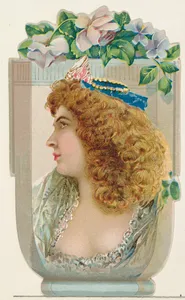 Cup of Violets, from the Novelties series (N122) issued by Gail & Ax Tobacco to promote Navy Long Cut