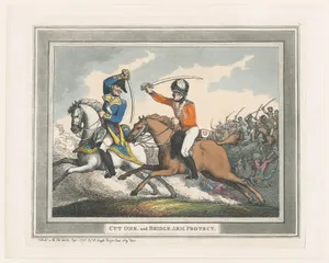 Cut One and Bridle Arm Protect by Thomas Rowlandson|Henry Angelo