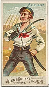 Cutlass, from the Arms of All Nations series (N3) for Allen & Ginter Cigarettes Brands by Allen & Ginter