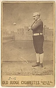 C.W. Williamson, Shortstop, Chicago, from the series Old Judge Cigarettes by Goodwin & Company