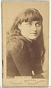Daisy Hall, from the Actors and Actresses series (N45, Type 1) for Virginia Brights Cigarettes by Allen & Ginter