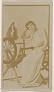 Daisy Williams, from the Actresses series (N245) issued by Kinney Brothers to promote Sweet Caporal Cigarettes by Kinney Brothers Tobacco Company