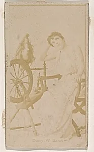 Daisy Williams, from the Actresses series (N245) issued by Kinney Brothers to promote Sweet Caporal Cigarettes by Kinney Brothers Tobacco Company