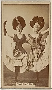 D'Alencan, from the Actors and Actresses series (N45, Type 8) for Virginia Brights Cigarettes by Allen & Ginter