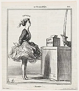 Damnation!..., from 'News of the day,' published in Le Charivari, December 5, 1868 by Destouches|Arnaud de Vresse|Honoré Daumier
